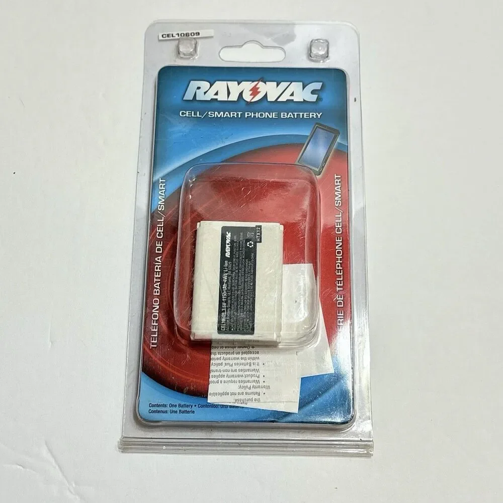 Rayovac Cell/Smartphone Battery CEL10609 2011 NOS
